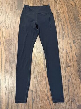 Athleta Transcend Stash Black Leggings Small Tall